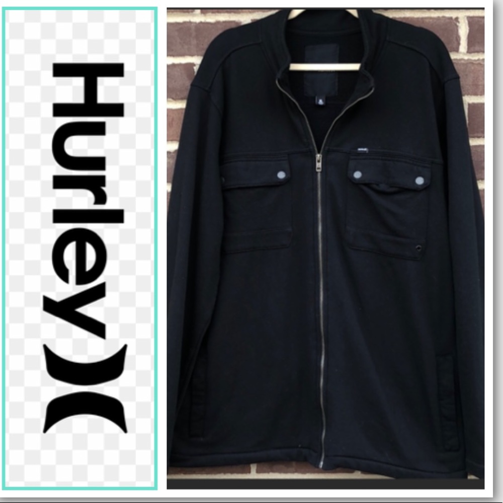 Hurley zip Jacket 2 front snap pockets